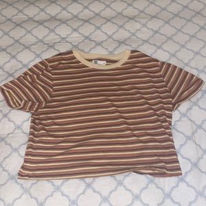 RSQ Boxy Striped Tee